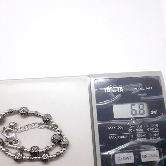 New 6.8 grams sterling silver bracelet - Picture 10 of 11